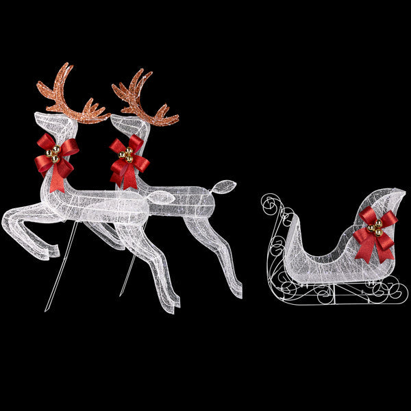 Illuminate Your Holidays with Our Charming Deer Sled